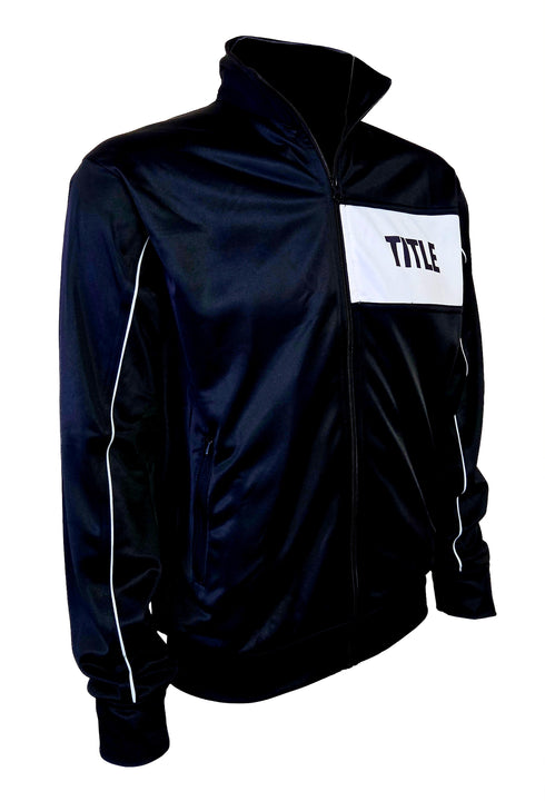 Title Tracksuit: Nylon-Black-Top Only